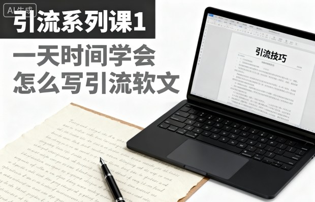 引流系列课1，一天时间学会怎么写引流软文-保成圈-山云人力,分享创业咨询_最新网络项目资源