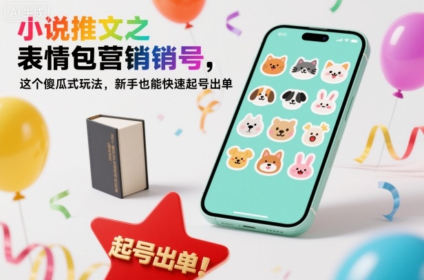 小说推文之表情包营销号，这个傻瓜式玩法，新手也能快速起号出单-保成圈-山云人力,分享创业咨询_最新网络项目资源