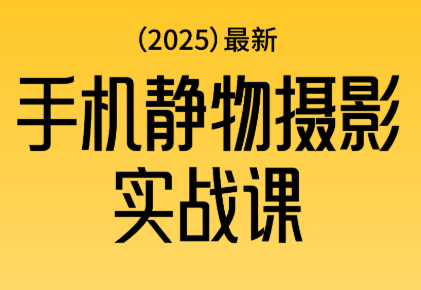 金老师·2025爆款手机静物摄影实战课-保成圈-山云人力,分享创业咨询_最新网络项目资源