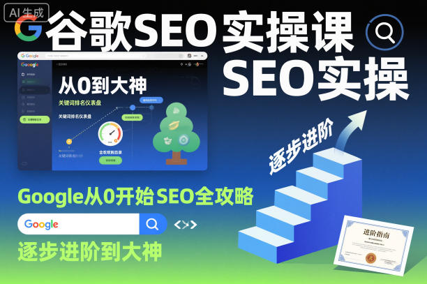 谷歌SEO实操课，Google从0开始SEO全攻略，逐步进阶到大神-保成圈-山云人力,分享创业咨询_最新网络项目资源