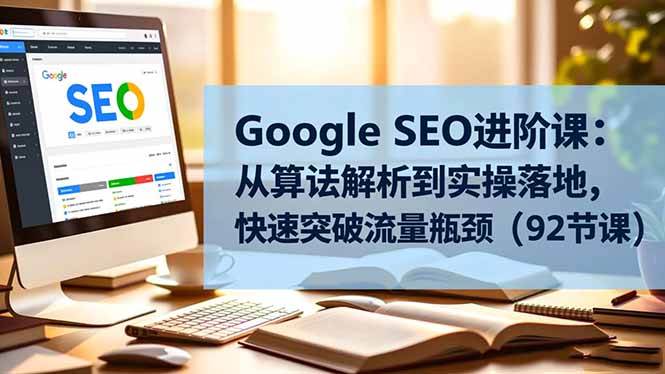 Google SEO进阶课：从算法解析到实操落地，快速突破流量瓶颈(92节课-保成圈-山云人力,分享创业咨询_最新网络项目资源