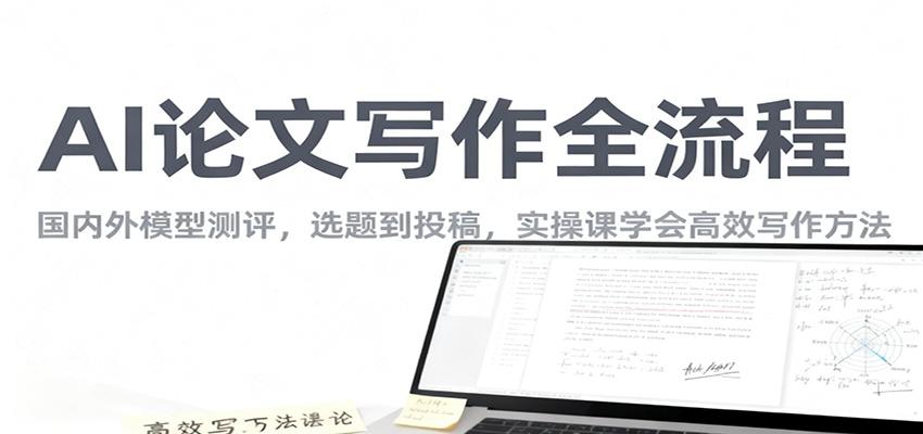 AI论文写作全流程，国内外模型测评，选题到投稿，实操课学高效写作方法-保成圈-山云人力,分享创业咨询_最新网络项目资源