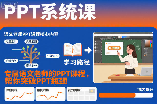 PPT系统课，专属语文老师的PPT课程，帮你突破PPT瓶颈-保成圈-山云人力,分享创业咨询_最新网络项目资源