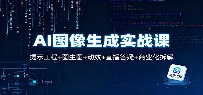 AI图像生成实战课：提示工程+图生图+动效+直播答疑+商业化拆解-保成圈-山云人力,分享创业咨询_最新网络项目资源