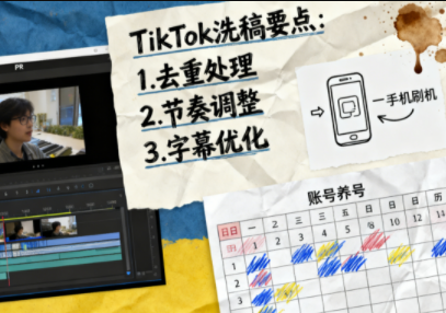 TikTok洗稿剪辑全流程课-保成圈-山云人力,分享创业咨询_最新网络项目资源