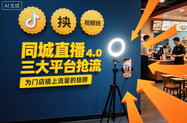 同城直播实操班4.0，三大平台抢流，为门店插上流量的翅膀-保成圈-山云人力,分享创业咨询_最新网络项目资源