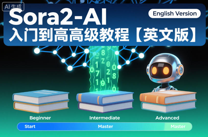Sora2-AI入门到高级教程【英文版】-保成圈-山云人力,分享创业咨询_最新网络项目资源