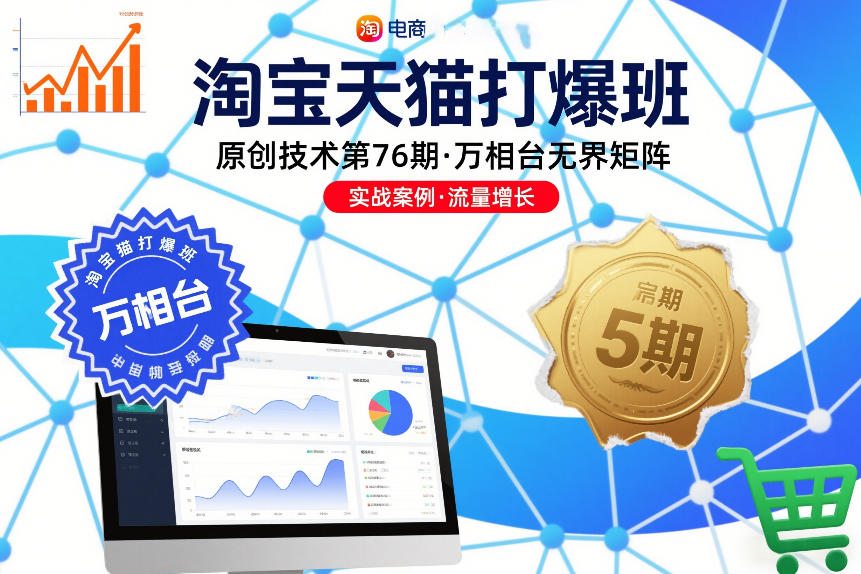 淘宝天猫打爆班原创技术第76期，万相台无界矩阵-保成圈-山云人力,分享创业咨询_最新网络项目资源