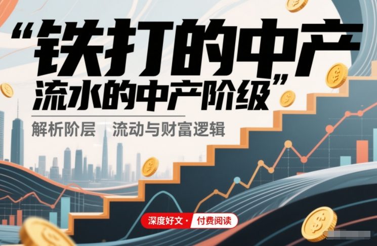 付费文章：铁打的中产，流水的中产阶级-保成圈-山云人力,分享创业咨询_最新网络项目资源