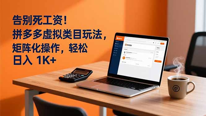 告别死工资！拼多多虚拟类目玩法，矩阵化操作，轻松日入 1K+-保成圈-山云人力,分享创业咨询_最新网络项目资源