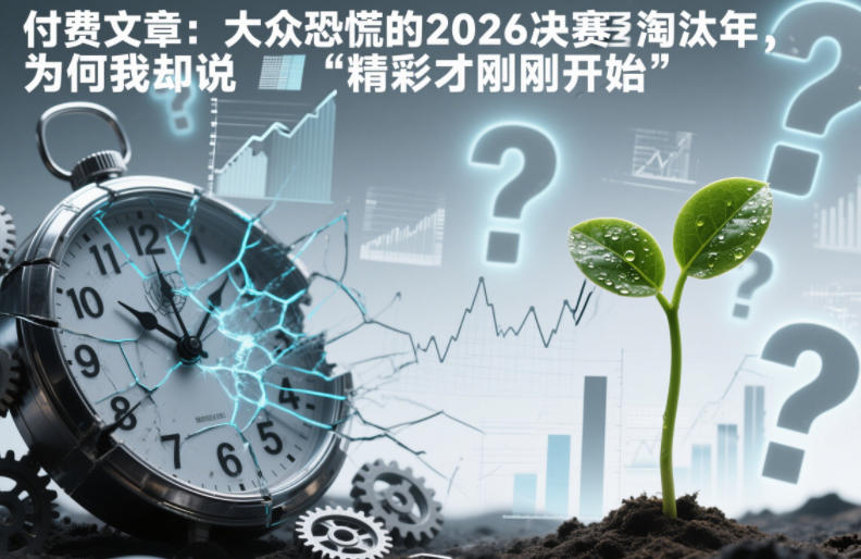 付费文章：大众恐慌的2026决赛淘汰年，为何我却说“精彩才刚刚开始”？-保成圈-山云人力,分享创业咨询_最新网络项目资源