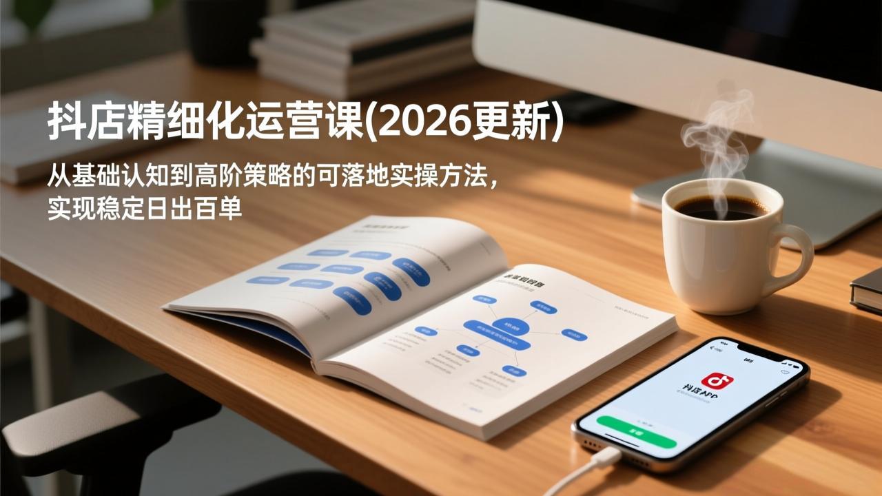 抖店精细化运营课(2026更新-保成圈-山云人力,分享创业咨询_最新网络项目资源