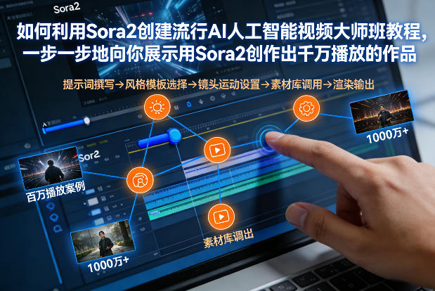 如何利用Sora2创建流行AI人工智能视频大师班，一步一步地向你展示用Sora2创作出千万播放的作品-保成圈-山云人力,分享创业咨询_最新网络项目资源