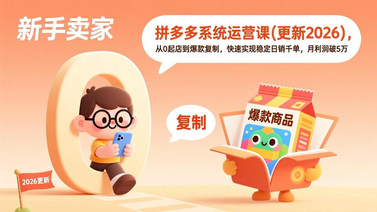 拼多多系统运营课(更新2026-保成圈-山云人力,分享创业咨询_最新网络项目资源