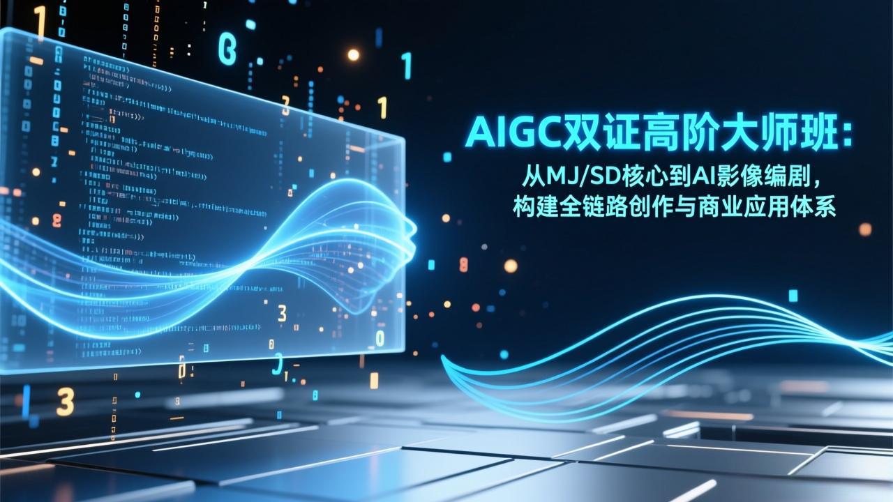 AIGC双证高阶大师班：从MJ/SD核心到AI影像编剧，构建全链路创作与商业应用体系-保成圈-山云人力,分享创业咨询_最新网络项目资源