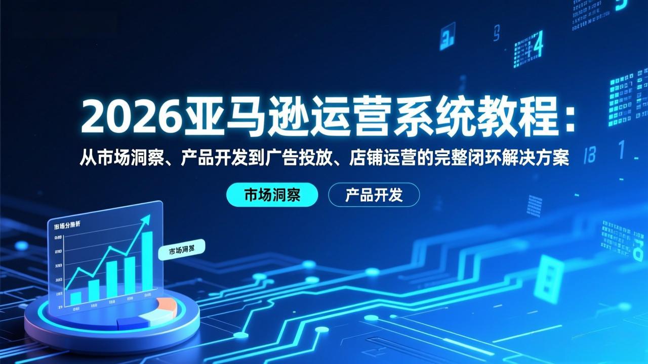 2026亚马逊运营系统教程：从市场洞察、产品开发到广告投放、店铺运营的完整闭环解决方案-保成圈-山云人力,分享创业咨询_最新网络项目资源