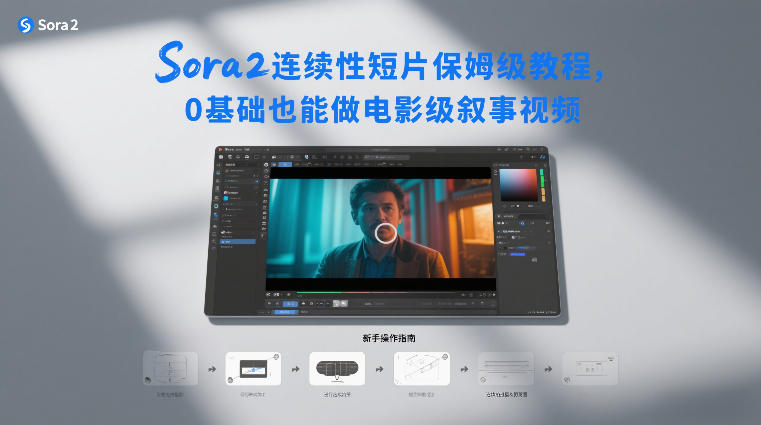 Sora2连续性短片保姆级教程，0基础也能做电影级叙事视频-保成圈-山云人力,分享创业咨询_最新网络项目资源