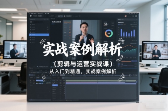 剪辑与运营实战课，从入门到精通，实战案例解析(更新2026)-保成圈-山云人力,分享创业咨询_最新网络项目资源