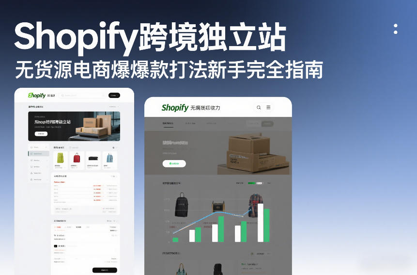 Shopify跨境独立站无货源电商爆款打法新手完全指南-保成圈-山云人力,分享创业咨询_最新网络项目资源
