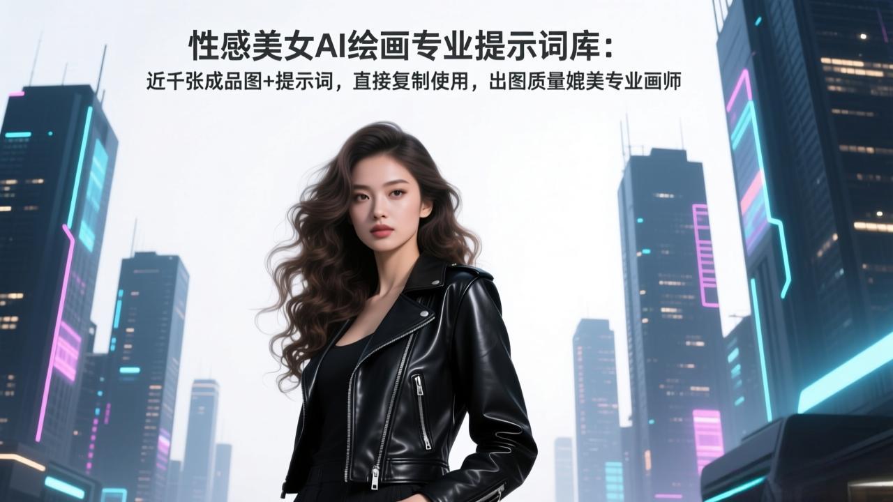 性感美女AI绘画专业提示词库：近千张成品图+提示词，直接复制使用，出图质量媲美专业画师-保成圈-山云人力,分享创业咨询_最新网络项目资源