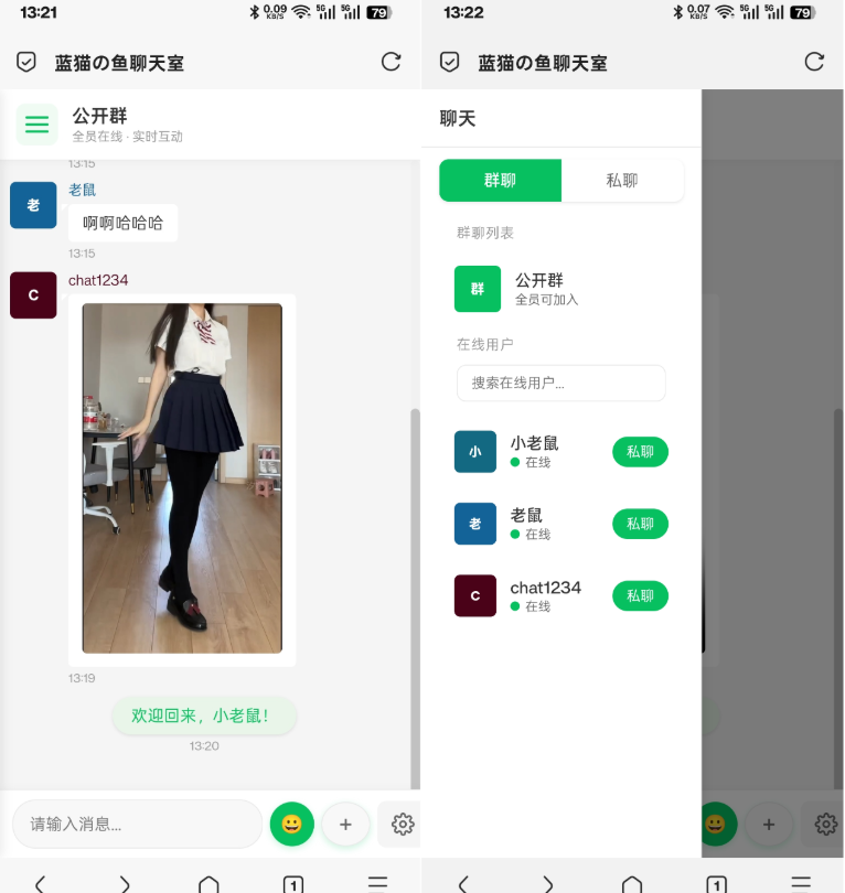 PHP实时消息聊天室源码 聊天APP源码 H5网页聊天室 PHP+WebSocket-保成圈-山云人力,分享创业咨询_最新网络项目资源