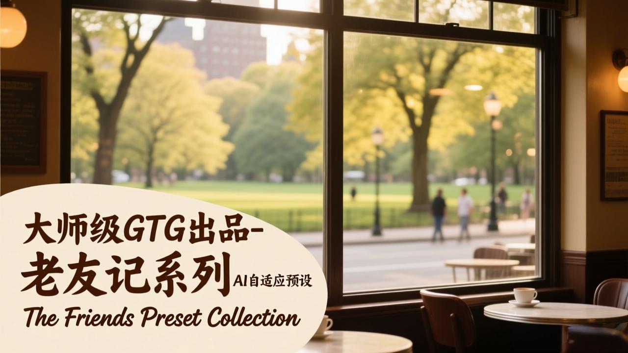 大师级GTG出品-老友记系列AI自适应预设The Friends Preset Collection-保成圈-山云人力,分享创业咨询_最新网络项目资源