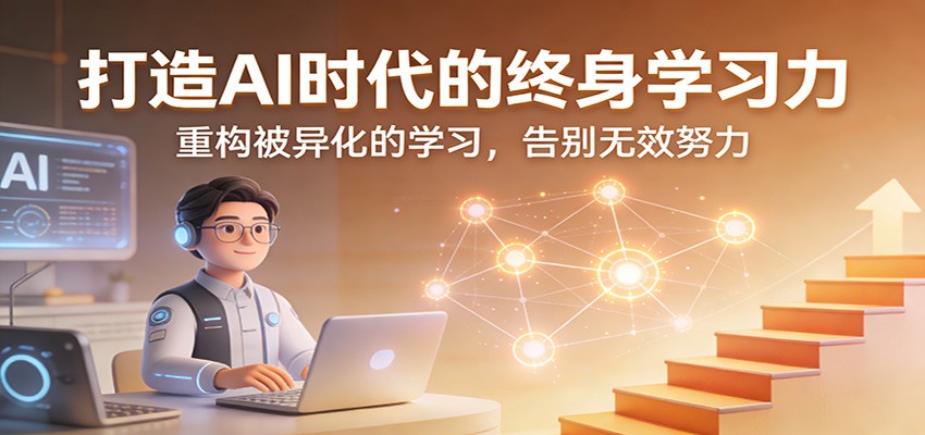 打造AI时代的终身学习力：重构被异化的学习，告别无效努力-保成圈-山云人力,分享创业咨询_最新网络项目资源