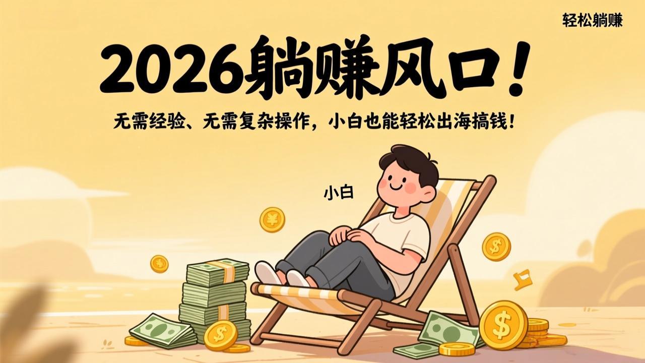 2026躺赚风口！无需经验、无需复杂操作，小白也能轻松出海搞钱！-保成圈-山云人力,分享创业咨询_最新网络项目资源