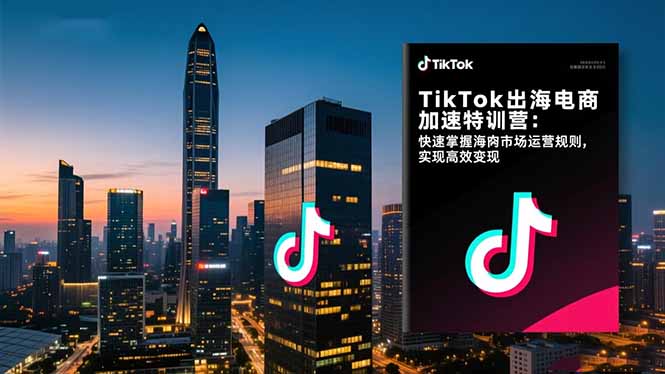 TikTok出海电商加速特训营-更新：快速掌握海外市场运营规则，实现高效变现-保成圈-山云人力,分享创业咨询_最新网络项目资源