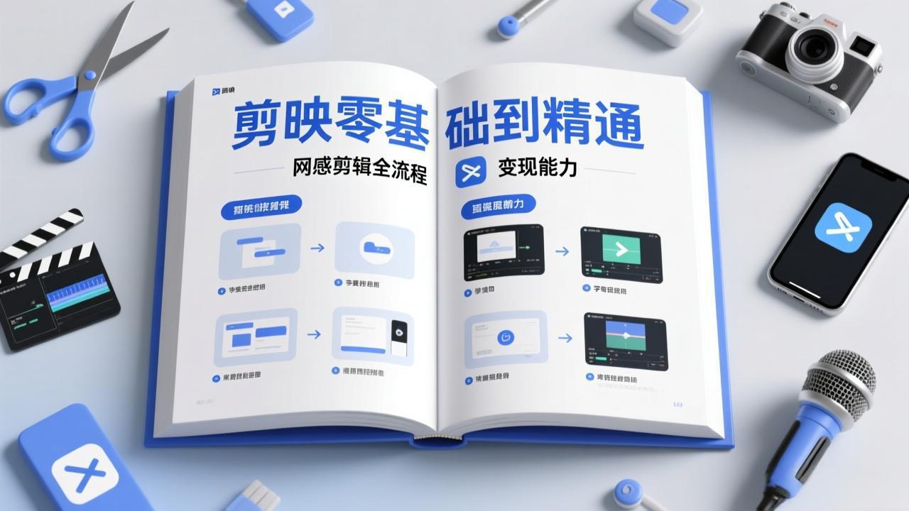 剪映零基础也能快速上手，从入门到精通掌握网感剪辑全流程，掌握能直接变现的剪辑能力-保成圈-山云人力,分享创业咨询_最新网络项目资源