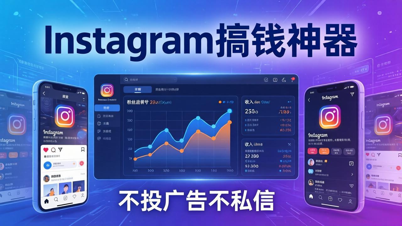 Instagram搞钱神器：月涨6万粉+月入5万刀，不投广告不私信，靠算法+低价产品-保成圈-山云人力,分享创业咨询_最新网络项目资源