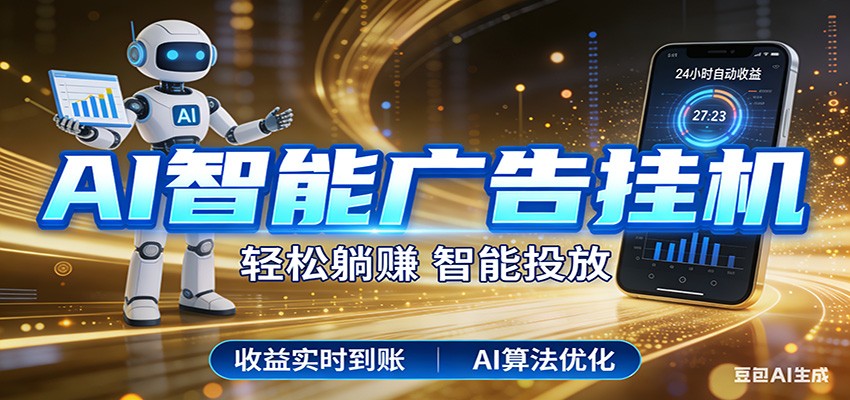 智能广告挂机新时代，利用碎片化时间实现稳定被动收益，AI帮你持续盈利-保成圈-山云人力,分享创业咨询_最新网络项目资源