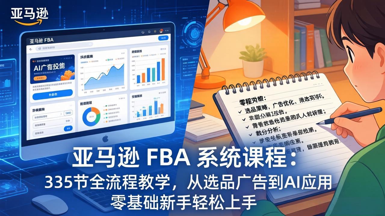 亚马逊 FBA 系统课程(更新26年3月-保成圈-山云人力,分享创业咨询_最新网络项目资源