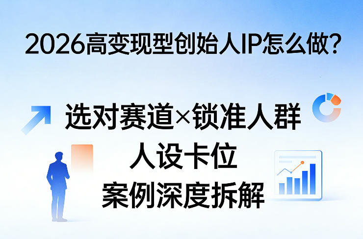 2026高变现型创始人IP怎么做？选对赛道×锁准人群×人设卡位×案例深度拆解-保成圈-山云人力,分享创业咨询_最新网络项目资源