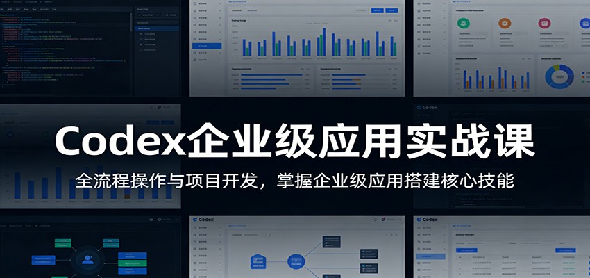 Codex企业级应用实战课：全流程操作与项目开发，掌握企业级应用搭建核心技能-保成圈-山云人力,分享创业咨询_最新网络项目资源