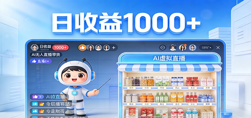 不用露脸不用说话，24小时自动卖货赚钱，全天自动直播，收益看得见-保成圈-山云人力,分享创业咨询_最新网络项目资源