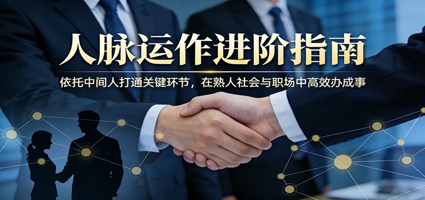 付费文章：人脉运作进阶指南，依托中间人打通关键环节，在熟人社会与职场中高效办成事-保成圈-山云人力,分享创业咨询_最新网络项目资源