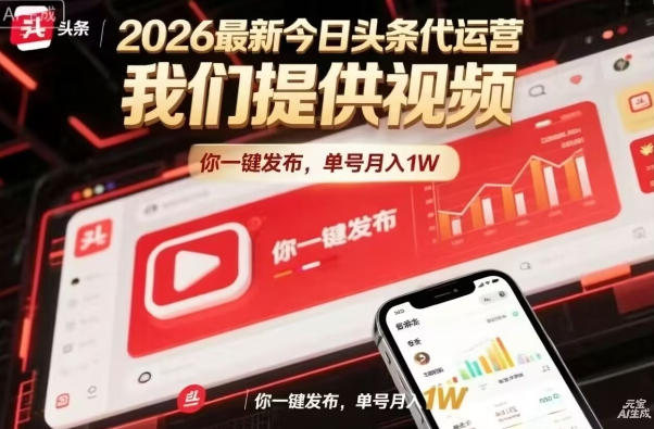 今日头条躺賺模式，你9我1，操作简单，一键发布，单机日入数百，长期合作【揭秘】-保成圈-山云人力,分享创业咨询_最新网络项目资源