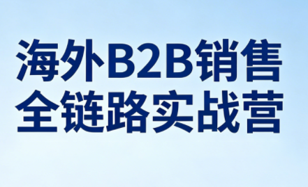 雨哥·海外B2B销售全链路实战营-保成圈-山云人力,分享创业咨询_最新网络项目资源