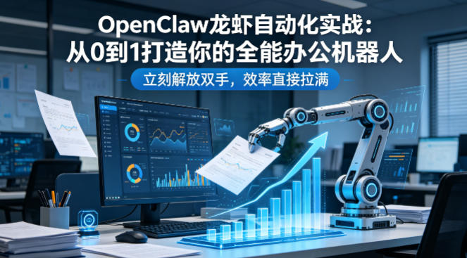 OpenClaw龙虾自动化实战：从0到1打造你的全能办公机器人，立刻解放双手，效率直接拉满-保成圈-山云人力,分享创业咨询_最新网络项目资源