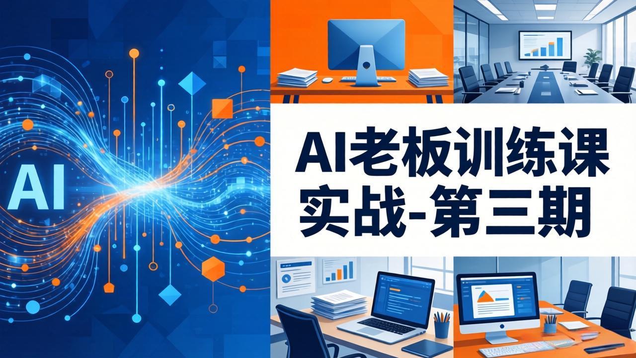 AI老板训练课实战-第三期：AI+内容应用落地教学，从0到1打通AI变现完整路径-保成圈-山云人力,分享创业咨询_最新网络项目资源