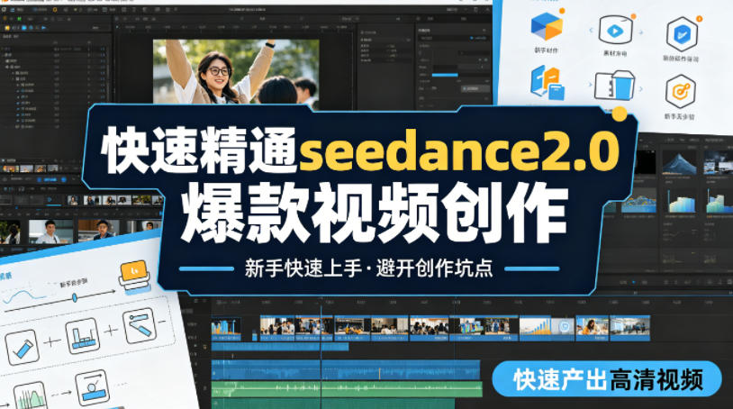快速精通seedance2.0爆款视频创作，快速产出高清视频，避开大量创作坑点，新手也能快速上手-保成圈-山云人力,分享创业咨询_最新网络项目资源