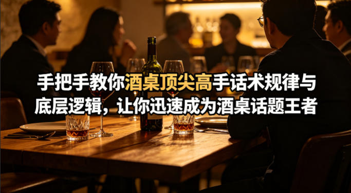 付费文章：手把手教你酒桌顶尖高手话术规律与底层逻辑，让你迅速成为酒桌话题王者(二十年全网独家经验分享)-保成圈-山云人力,分享创业咨询_最新网络项目资源
