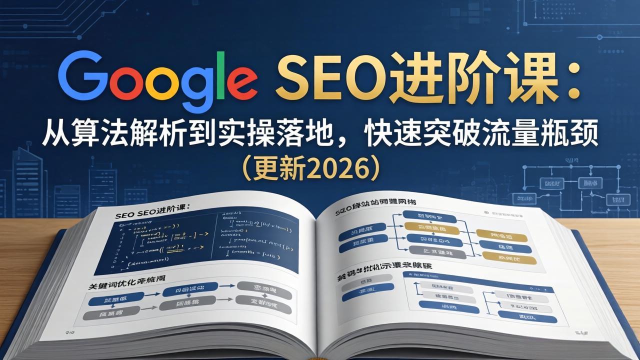 Google SEO进阶课：从算法解析到实操落地，快速突破流量瓶颈(更新2026-保成圈-山云人力,分享创业咨询_最新网络项目资源