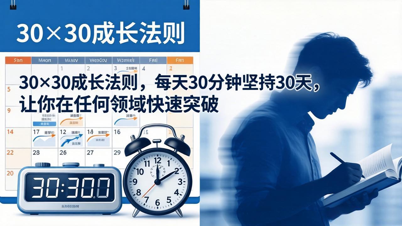 付费文章：30×30成长法则，每天30分钟坚持30天，让你在任何领域快速突破-保成圈-山云人力,分享创业咨询_最新网络项目资源