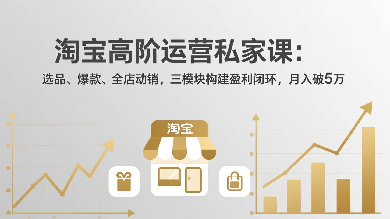 淘宝高阶运营私家课(更新26年4月18-保成圈-山云人力,分享创业咨询_最新网络项目资源