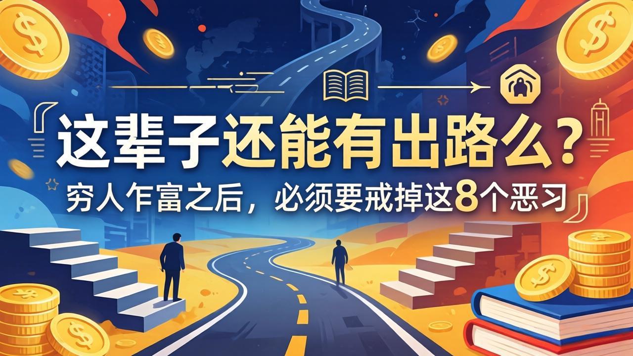 关于人生两篇付费文章【这辈子还能有出路么？】【穷人乍富之后，必须要戒掉这8个恶习】-保成圈-山云人力,分享创业咨询_最新网络项目资源