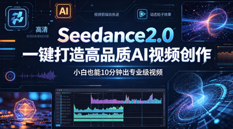 Seedance2.0一键打造高品质AI视频创作，小白也能10分钟出专业级视频-保成圈-山云人力,分享创业咨询_最新网络项目资源