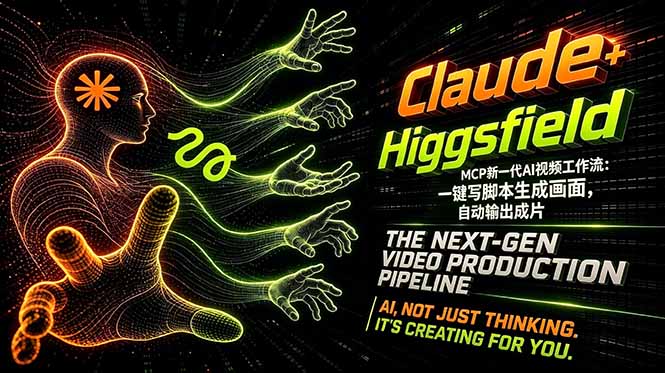Claude+Higgsfield MCP新一代AI视频工作流：一键写脚本生成画面，自动输出成片-保成圈-山云人力,分享创业咨询_最新网络项目资源