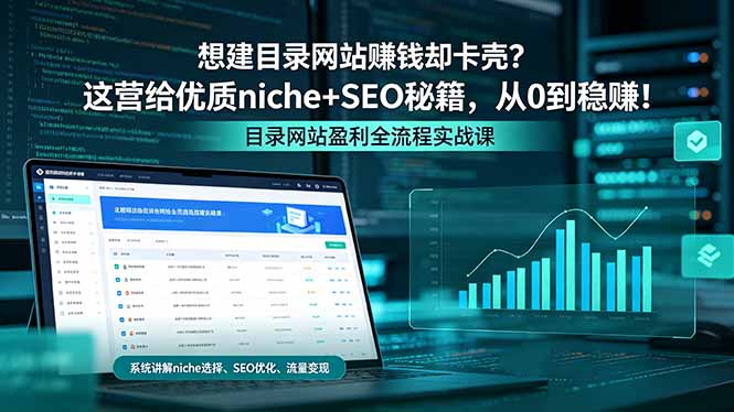 想建目录网站赚钱却卡壳？这营给优质 niche+SEO 秘籍，从 0 到稳赚！-保成圈-山云人力,分享创业咨询_最新网络项目资源